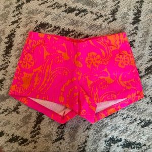 NWT LILY PULITZER LIZA SHORT POP PINK SEASTA PRINT